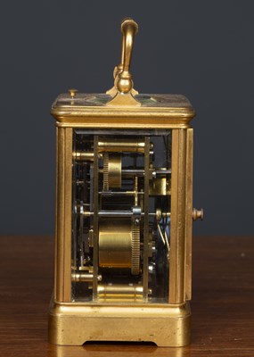Lot 379 - A French carriage clock retailed by Paul...