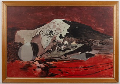 Lot 187 - Graham Sutherland (1903-1980) 'Red landscape'...