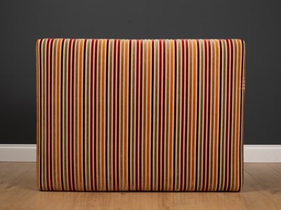 Lot 20 - A contemporary rectangular low stool with...