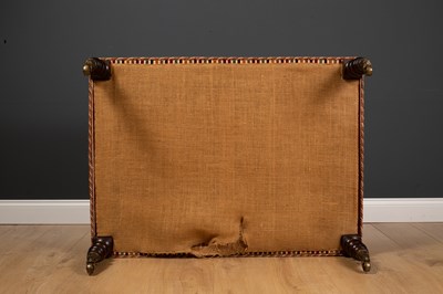 Lot 20 - A contemporary rectangular low stool with...