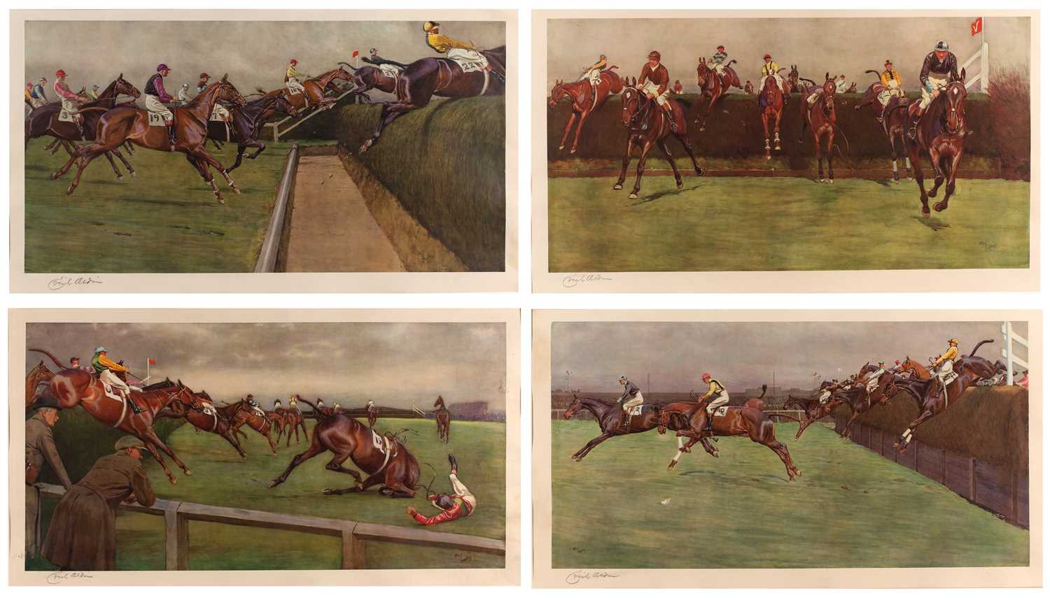 Lot 55 - After Cecil Aldin The Grand National:...