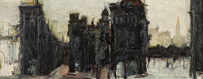 Lot 20 - Ronald Copping (b.1929) Cityscape, 1963 signed...