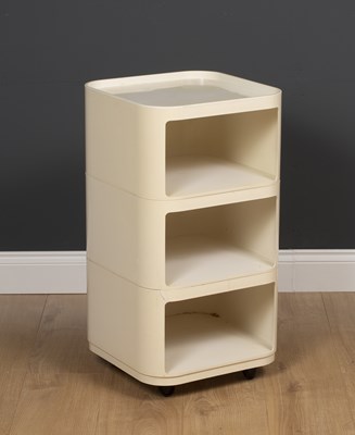 Lot 346 - A Castelli designed cream plastic 'kartell'...