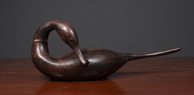 Lot 276 - Guy Taplin (b.1939) 'Pintail', carved wood and...