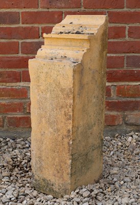 Lot 767 - A cast reconstituted stone architectural...