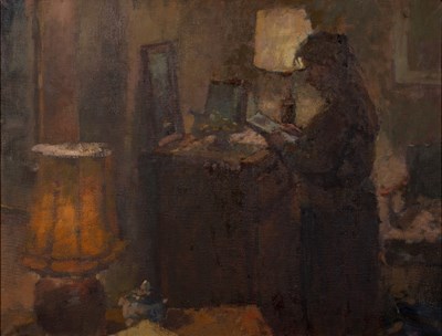 Lot 465 - Jacqueline Williams (b.1962) 'Pippa Reading',...
