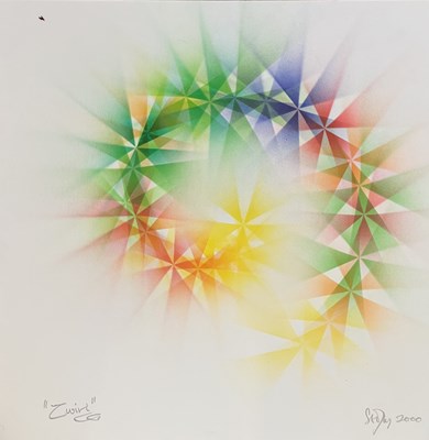 Lot 351 - Peter Sedgley (b.1930) Study for Enigma B,...