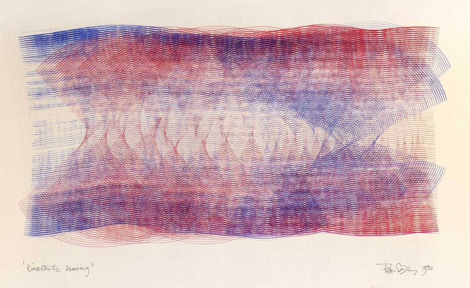 Lot 252 - Peter Sedgley (b.1930) Kinaesthetic Drawing,...