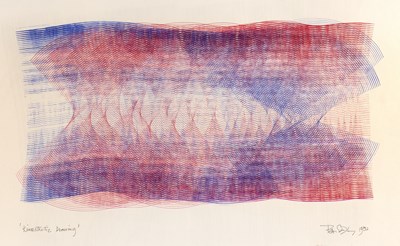 Lot 252 - Peter Sedgley (b.1930) Kinaesthetic Drawing,...