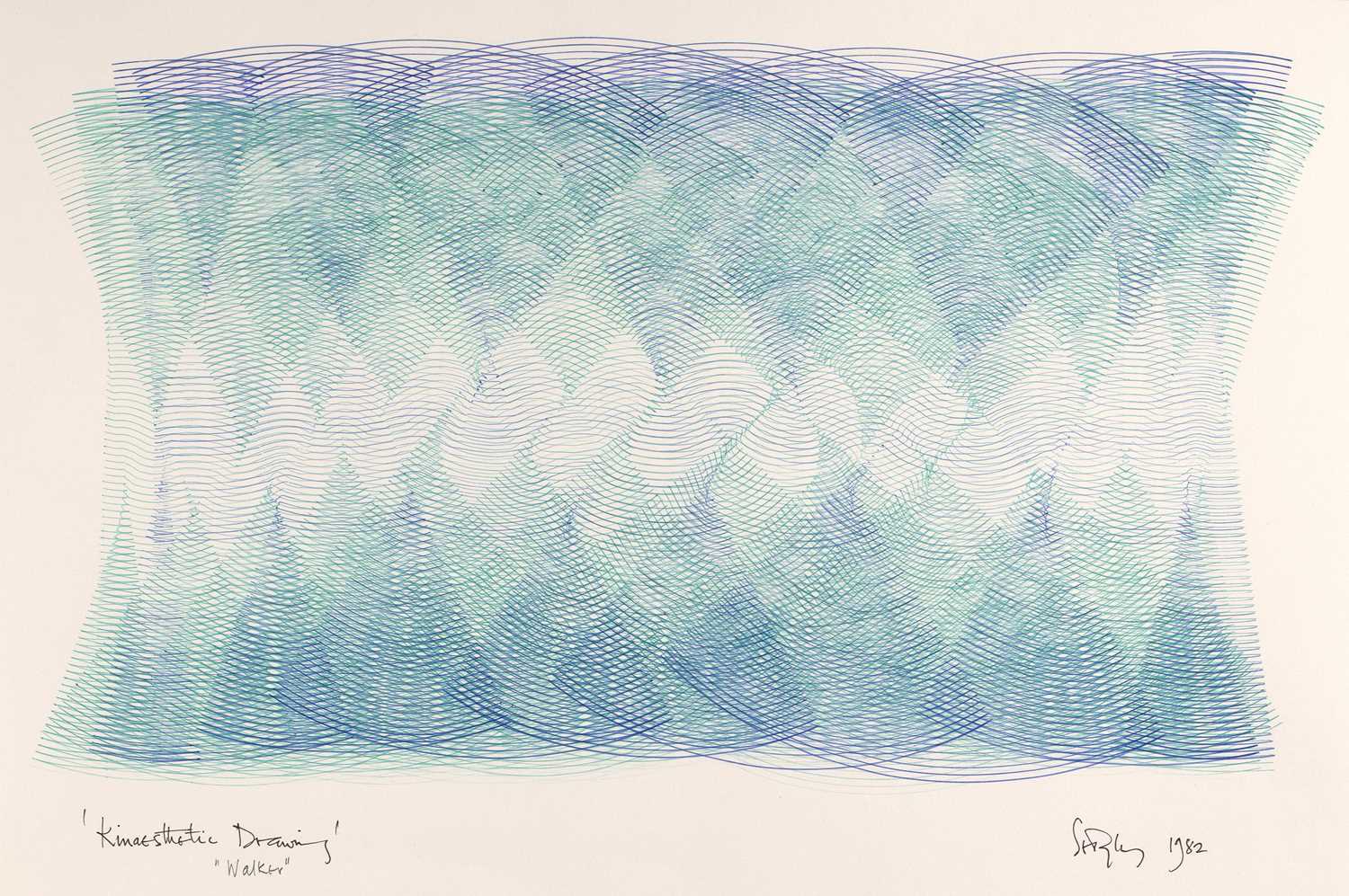 Lot 253 - Peter Sedgley (b.1930) Kinaesthetic Drawing,...