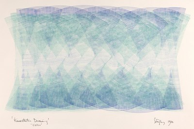 Lot 253 - Peter Sedgley (b.1930) Kinaesthetic Drawing,...