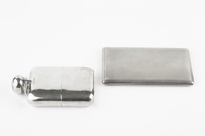 Lot 622 - An Edwardian silver hip flask, of slightly...