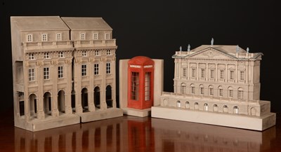 Lot 59 - A plaster architectural model by Timothy...