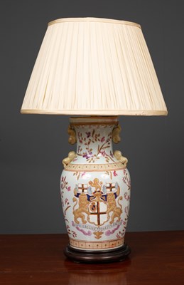 Lot 65 - A modern table lamp in the form of an Oriental...