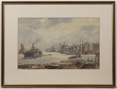 Lot 218 - Norman Thomas Janes (1892-1980) London Docks...