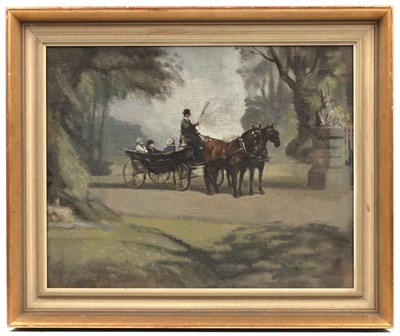 Lot 219 - E * Charles A horse drawn carriage with...