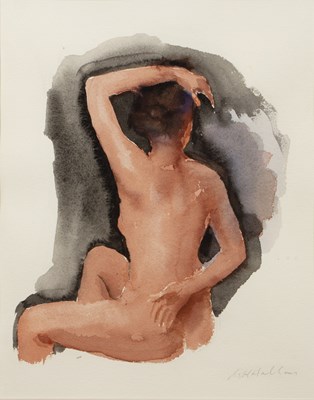 Lot 137 - Harry Holland (b.1941) 'Arch' watercolour,...