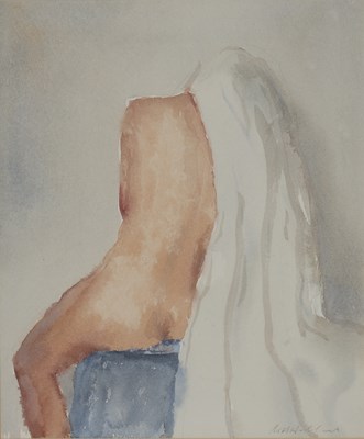 Lot 138 - Harry Holland (b.1941) 'Headdress' watercolour,...