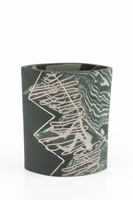 Lot 628 - Felicity Aylieff (b.1954) Flattened vessel...
