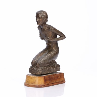 Lot 451 - 20th Century bronze model of a sitting nude...