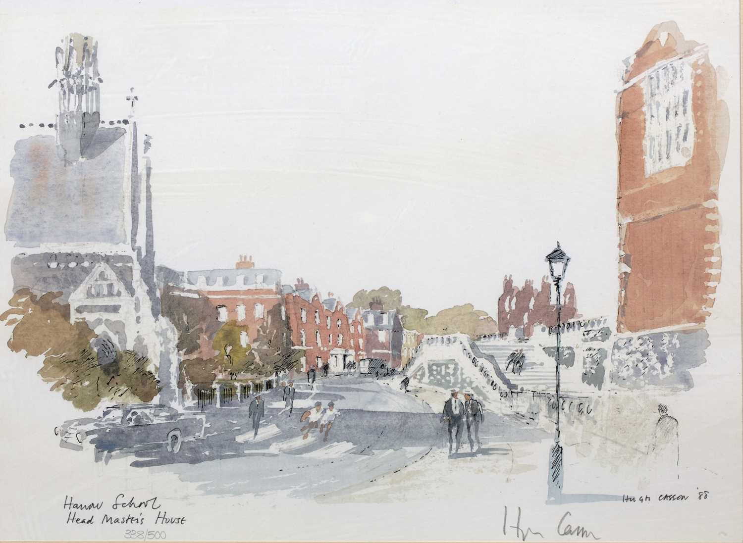 Lot 133 - Hugh Casson (1910-1999) 'Harrow School,...