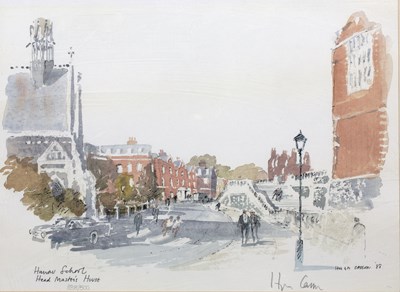 Lot 133 - Hugh Casson (1910-1999)  'Harrow School,...