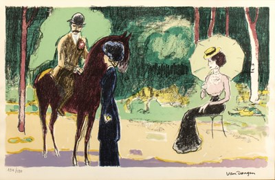 Lot 188 - Kees Van Dongen (1877-1968) 'La rencontre au...