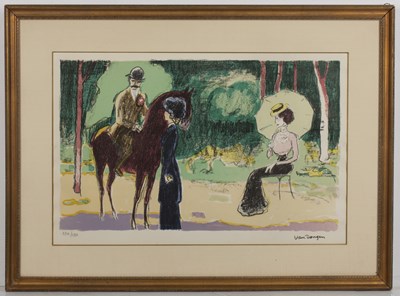 Lot 188 - Kees Van Dongen (1877-1968) 'La rencontre au...