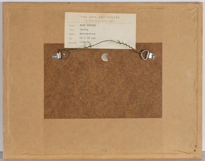 Lot 192 - Mary Potter (1900-1981) 'Spring' watercolour,...