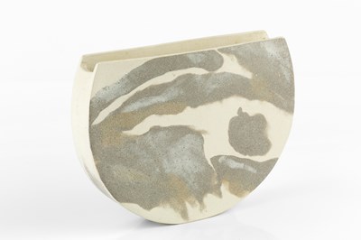 Lot 620 - Val Barry (1937-2018) Vessel matte grey and...