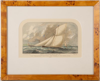 Lot 327 - After A.W. Fowles Four yachting prints, each...