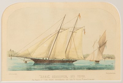 Lot 327 - After A.W. Fowles Four yachting prints, each...