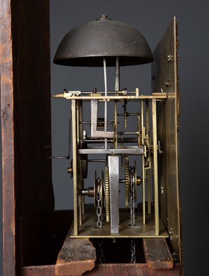 Lot 328 - John Trevett of West Marden oak longcase clock...