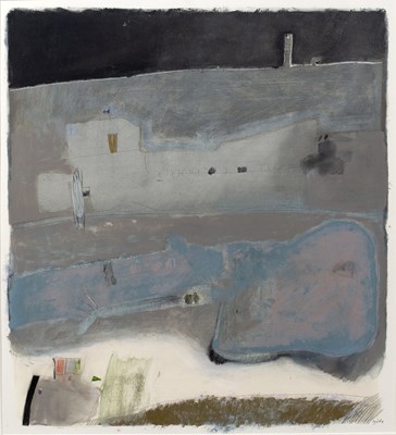 Lot 319 - Roger Cecil (1942-2015) Pier Head, 1991 signed...