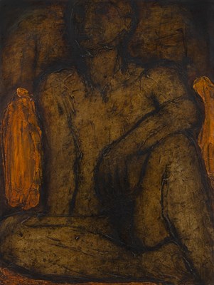 Lot 362 - John Emanuel (b.1930) Figure signed and titled...