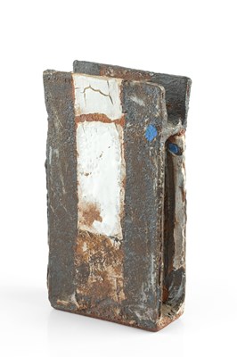 Lot 598 - Robin Welch (1936-2019) Slab vessel stoneware,...