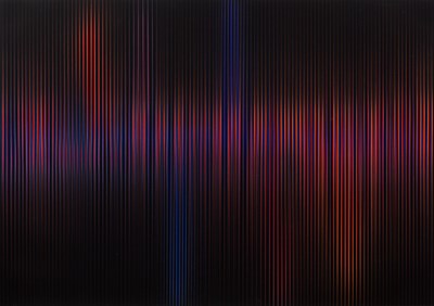 Lot 390 - Peter Sedgley (b.1930) Vertical Composition,...