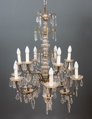 Lot 271 - A decorative French style twelve light...