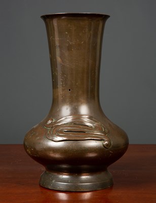 Lot 116 - An antique Eastern bronze vase 44cm in height