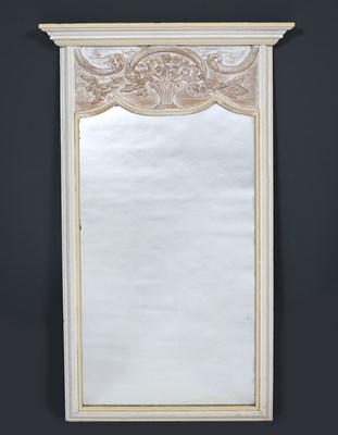 Lot 288 - A French style white painted carved pine and...