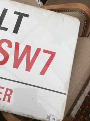 Lot 124 - An Enamel London road sign for 'DEANERY STREET...