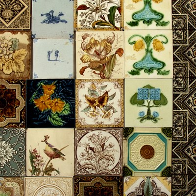 Lot 362 - Collection of tiles Victorian and later,...