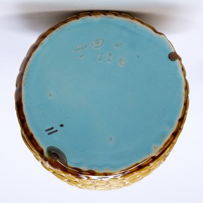 Lot 364 - Minton majolica tobacco jar and cover,...