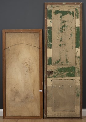 Lot 538 - An early to mid 20th century painted panelled...