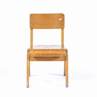 Lot 38 - After Alvar Aalto (1898-1976) small chair,...