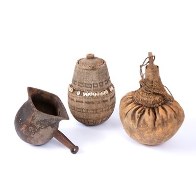 Lot 588 - An East African pouring vessel, Turkana,...
