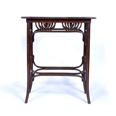 Lot 33 - In the manner of Thonet bentwood table,...