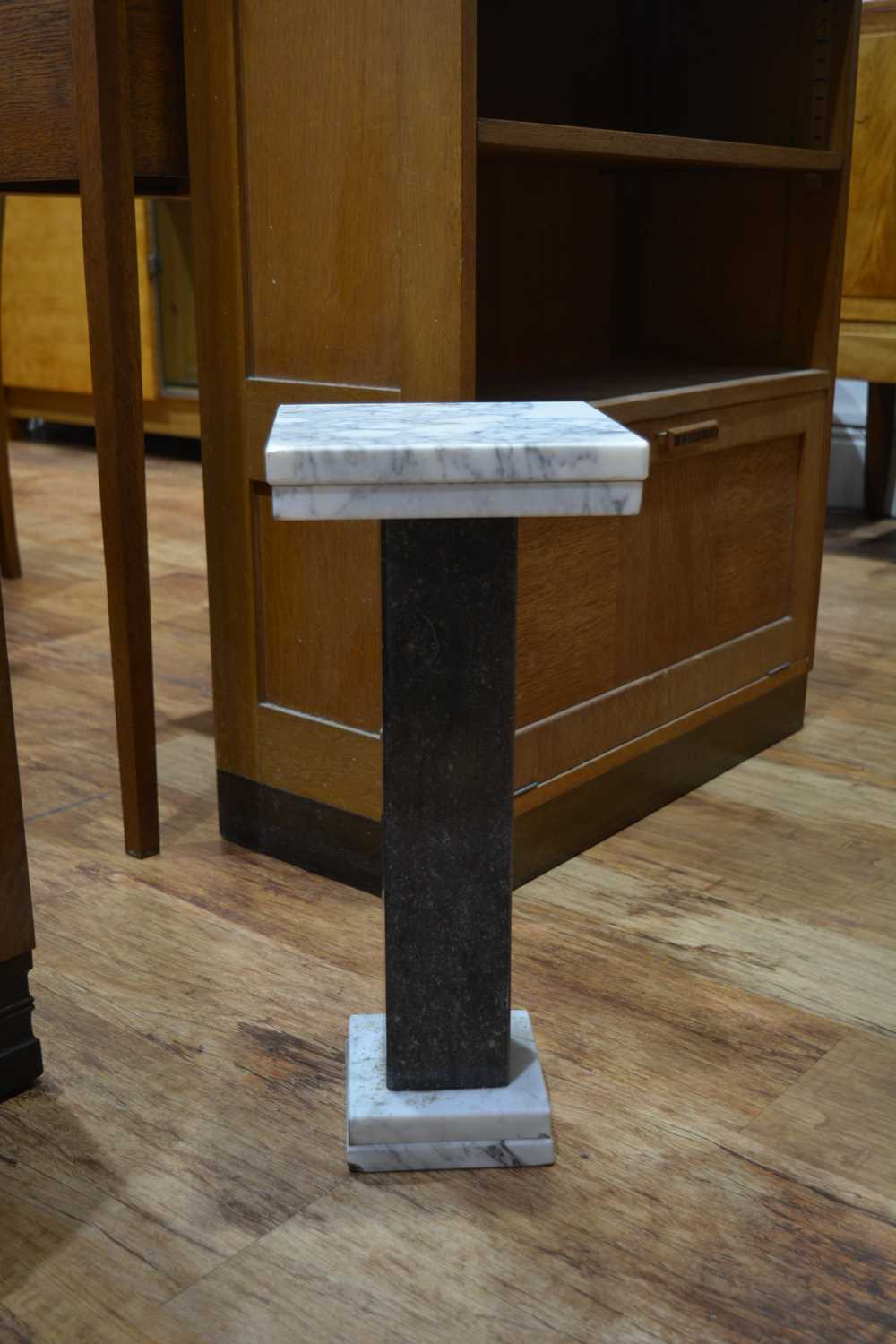 Lot 68 - Contemporary marble plinth or column, with...