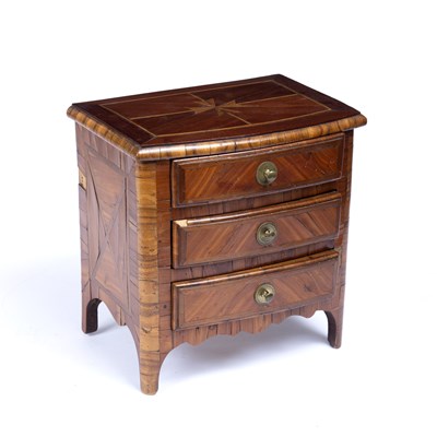 Lot 53 - A 19th century French Kingwood veneered and...