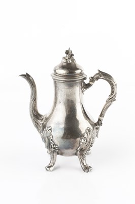 Lot 832 - A 19th Century French silver bachelor's coffee...